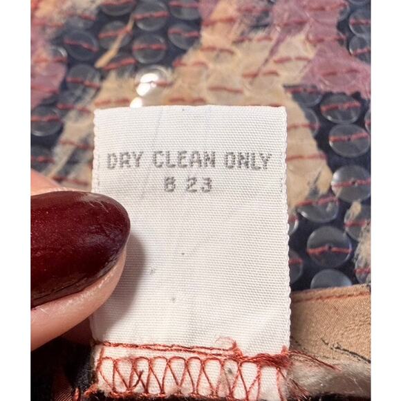 VTG Liz Claiborne Collection 100% Silk Sequin Cardigan Blouse Top Sz 4P Sparkle - Picture 6 of 9